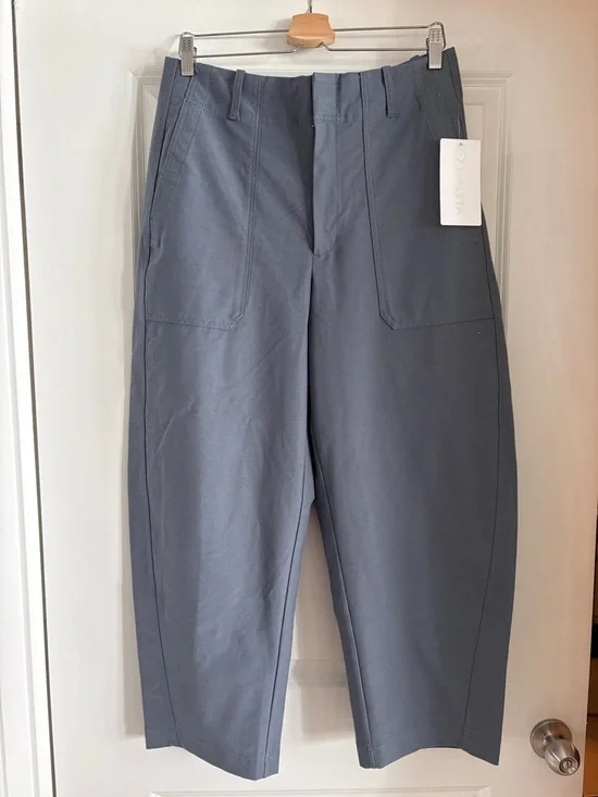 Athleta Skyline High Rise Barrel Leg Pant in Slate - 14 - NWT - Picture 2 of 5